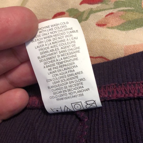 Vtg CHAMPION Size Large Body Balance Dance Pull-On Ribbed Eggplant USA Made NEW - Picture 11 of 15